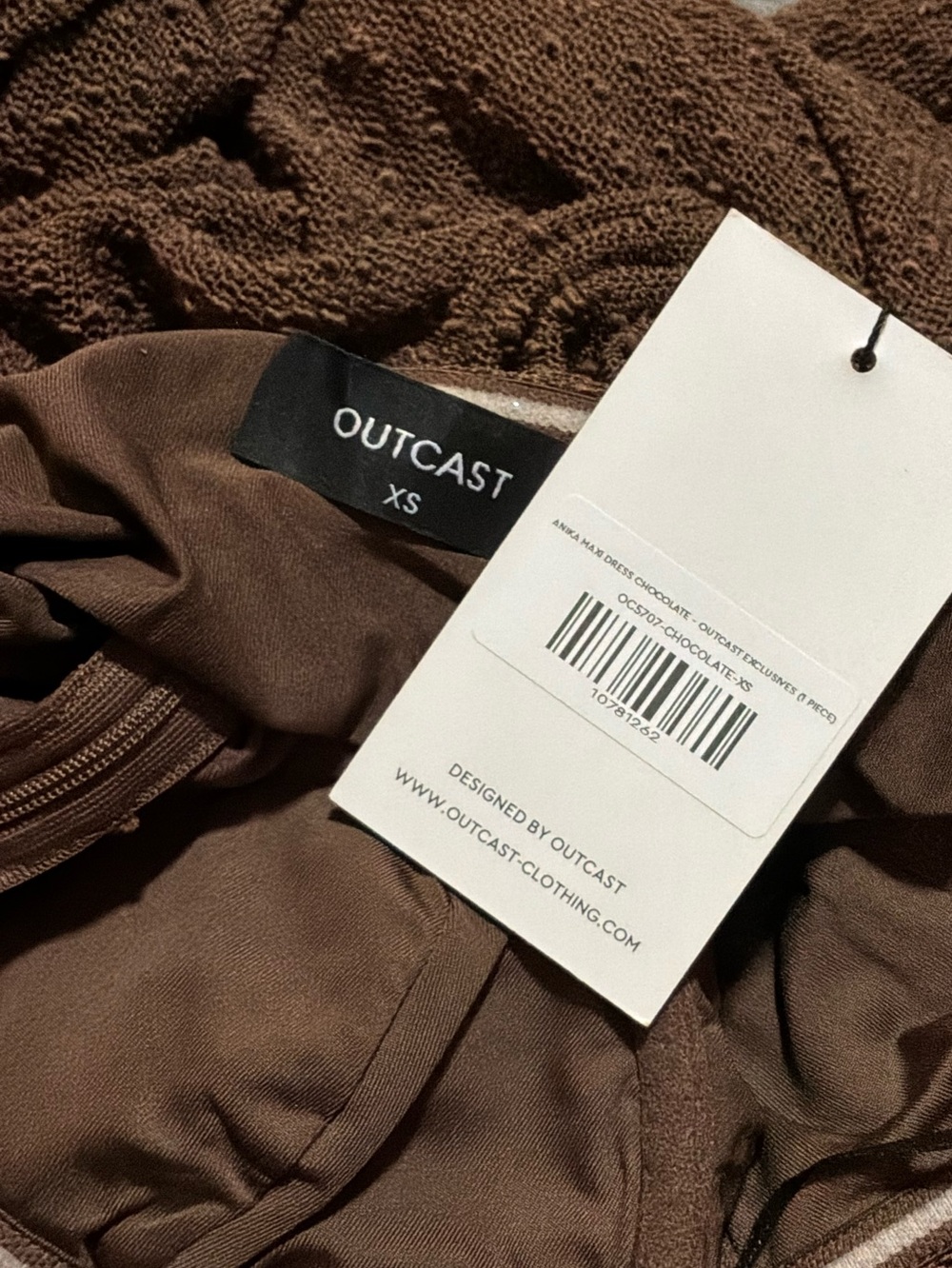 Outcast - ANIKA MAXI DRESS CHOCOLATE